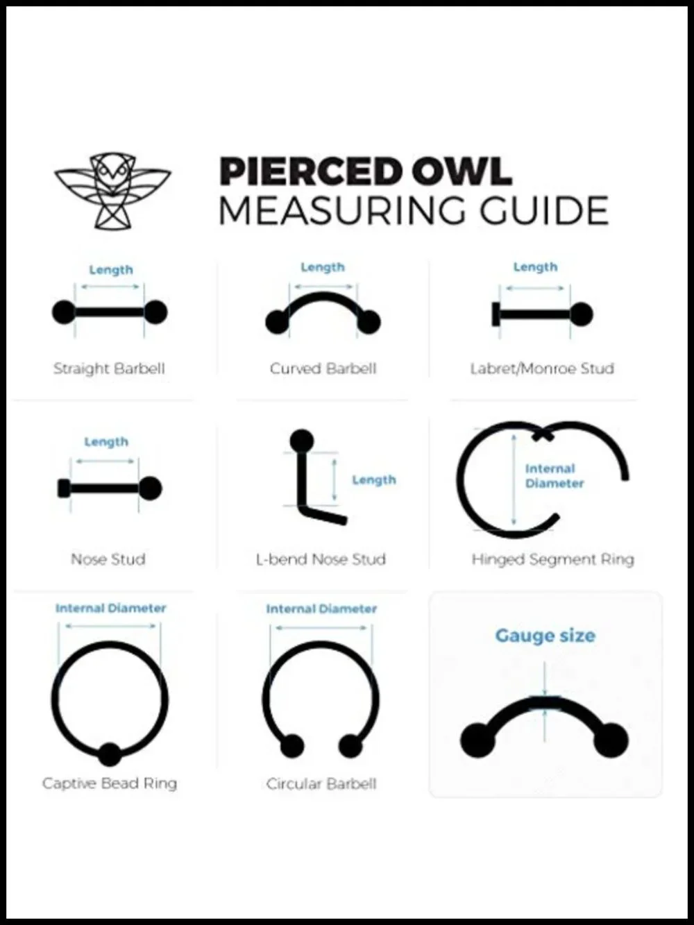 Internally Threaded Circular Horseshoe Barbell 16GA 316L Stainless Steel with